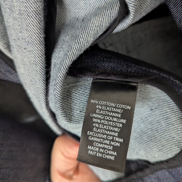 Pink Tartan Cropped Denim Blazer with Gold Buttons Size Medium - Picture 8 of 9